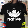 Native American Adidas Feather Logo - Adult & Kids T-Shirts, Sweatshirts & Hoodies apparel design preview 1