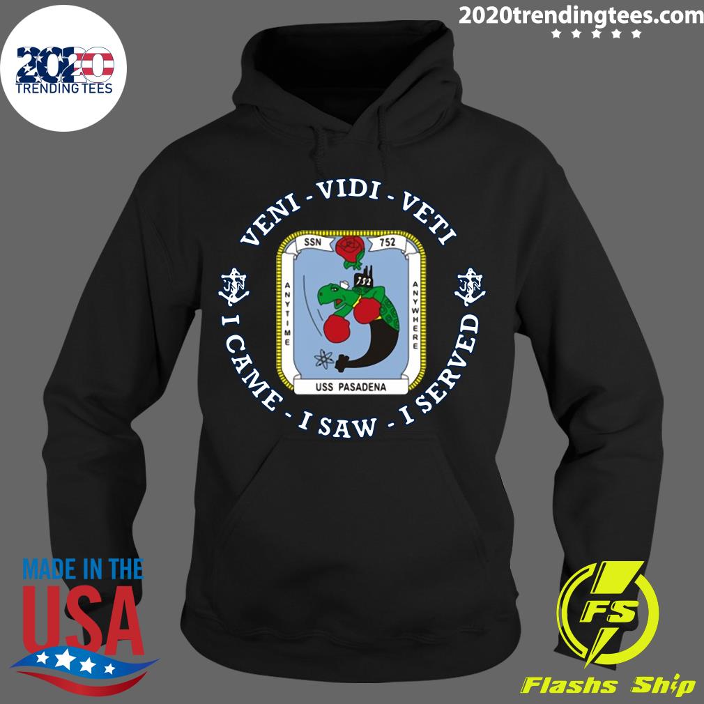Navy Submarine Uss Pasadena Ssn-752 Patch Image - Adult & Kids T-Shirts, Sweatshirts & Hoodies apparel design preview 2