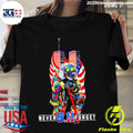 Never 9.11 Forget American Flag - Adult & Kids T-Shirts, Sweatshirts & Hoodies apparel design preview 1
