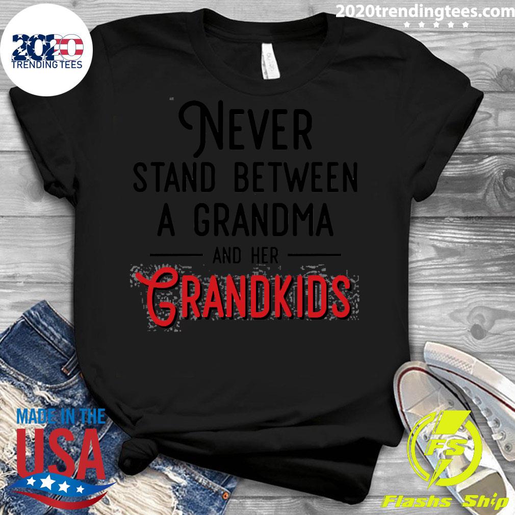 Never Stand Between A Grandma And Her Grandkids - Adult & Kids T-Shirts, Sweatshirts & Hoodies apparel design preview 3