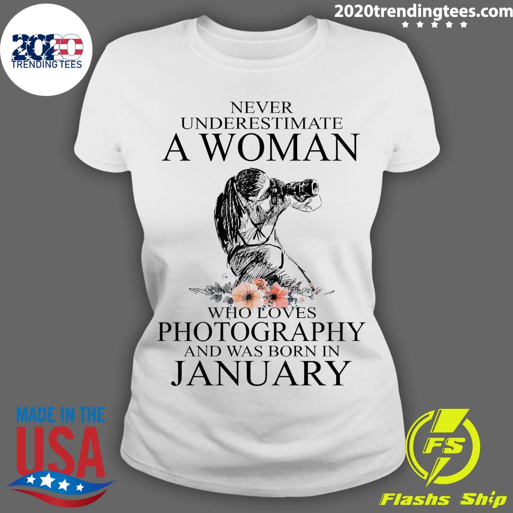 Never Underestimate A Woman Who Loves Photography And - Adult & Kids T-Shirts, Sweatshirts & Hoodies apparel design preview 3