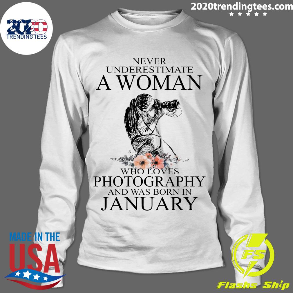 Never Underestimate A Woman Who Loves Photography And - Adult & Kids T-Shirts, Sweatshirts & Hoodies apparel design preview 4