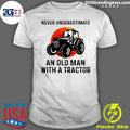 Never Underestimate An Old Man With A Tractor - Adult & Kids T-Shirts, Sweatshirts & Hoodies apparel design preview 1