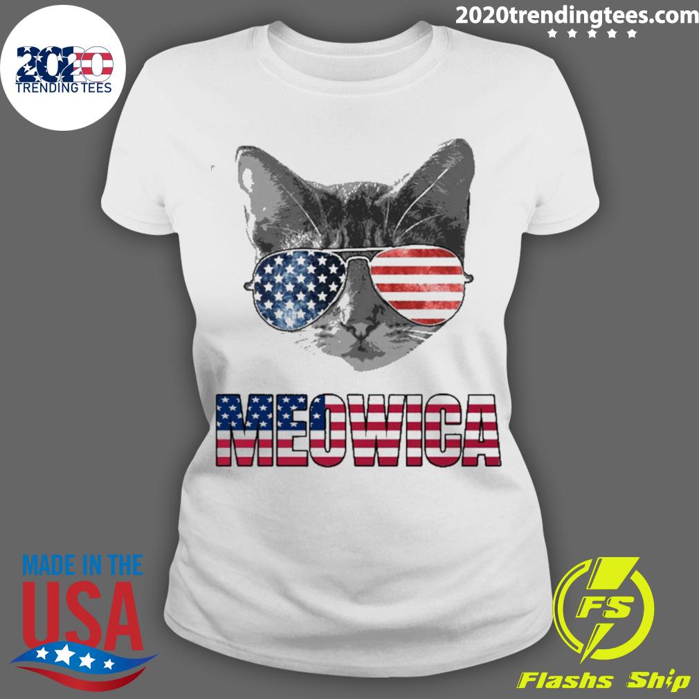 Nice 4Th Of July Patriotic Gift For Cat Lovers - Adult & Kids T-Shirts, Sweatshirts & Hoodies apparel design preview 3