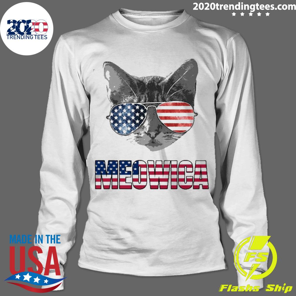 Nice 4Th Of July Patriotic Gift For Cat Lovers - Adult & Kids T-Shirts, Sweatshirts & Hoodies apparel design preview 4