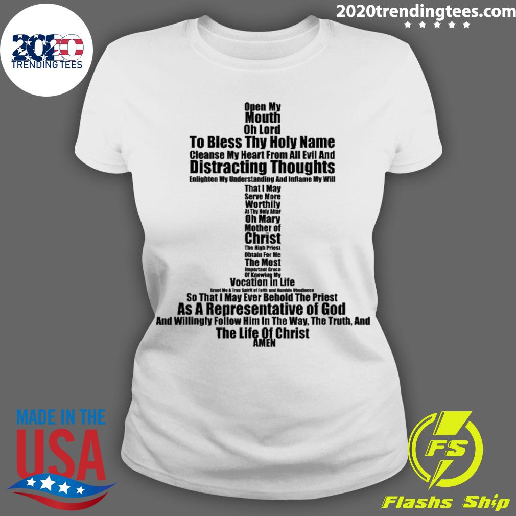 Nice altar Server Prayer True Cross - Adult & Kids T-Shirts, Sweatshirts & Hoodies apparel design preview 3