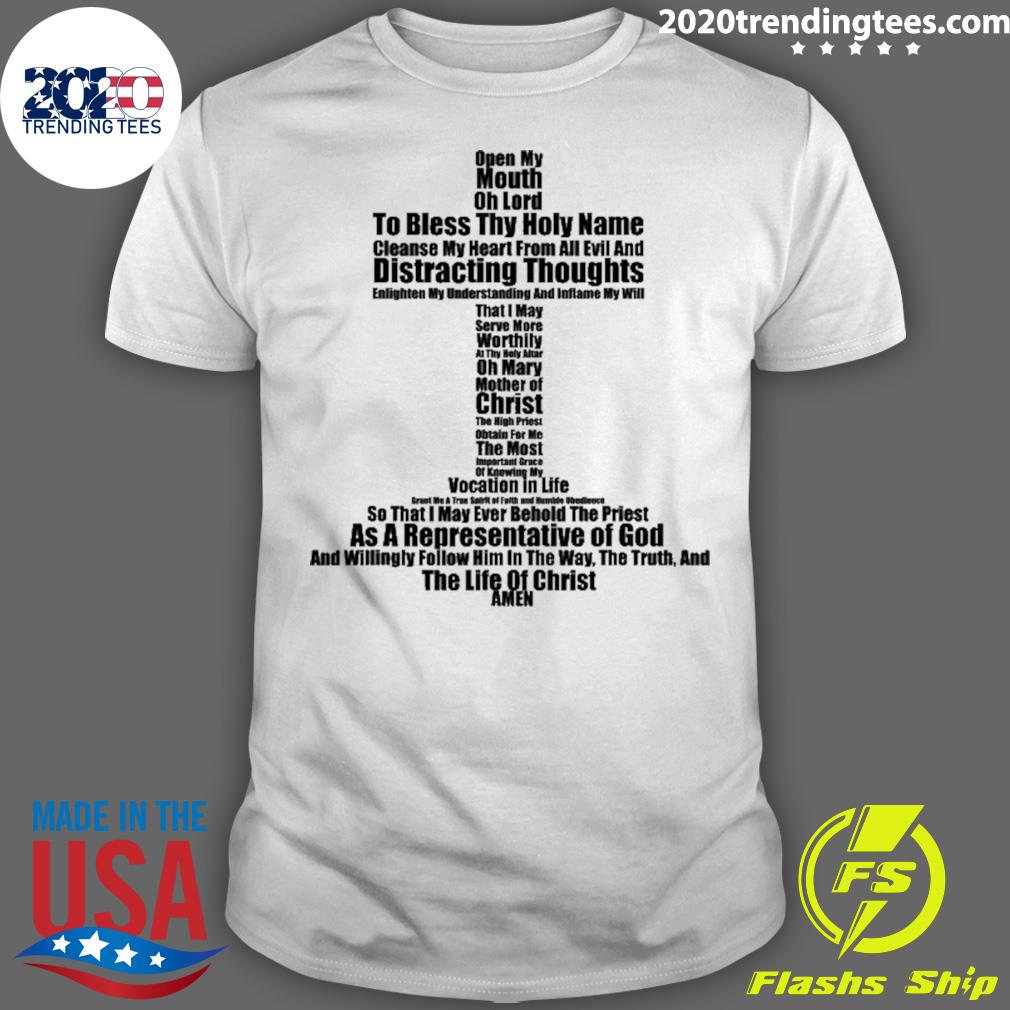 Nice altar Server Prayer True Cross - Adult & Kids T-Shirts, Sweatshirts & Hoodies apparel design preview 1
