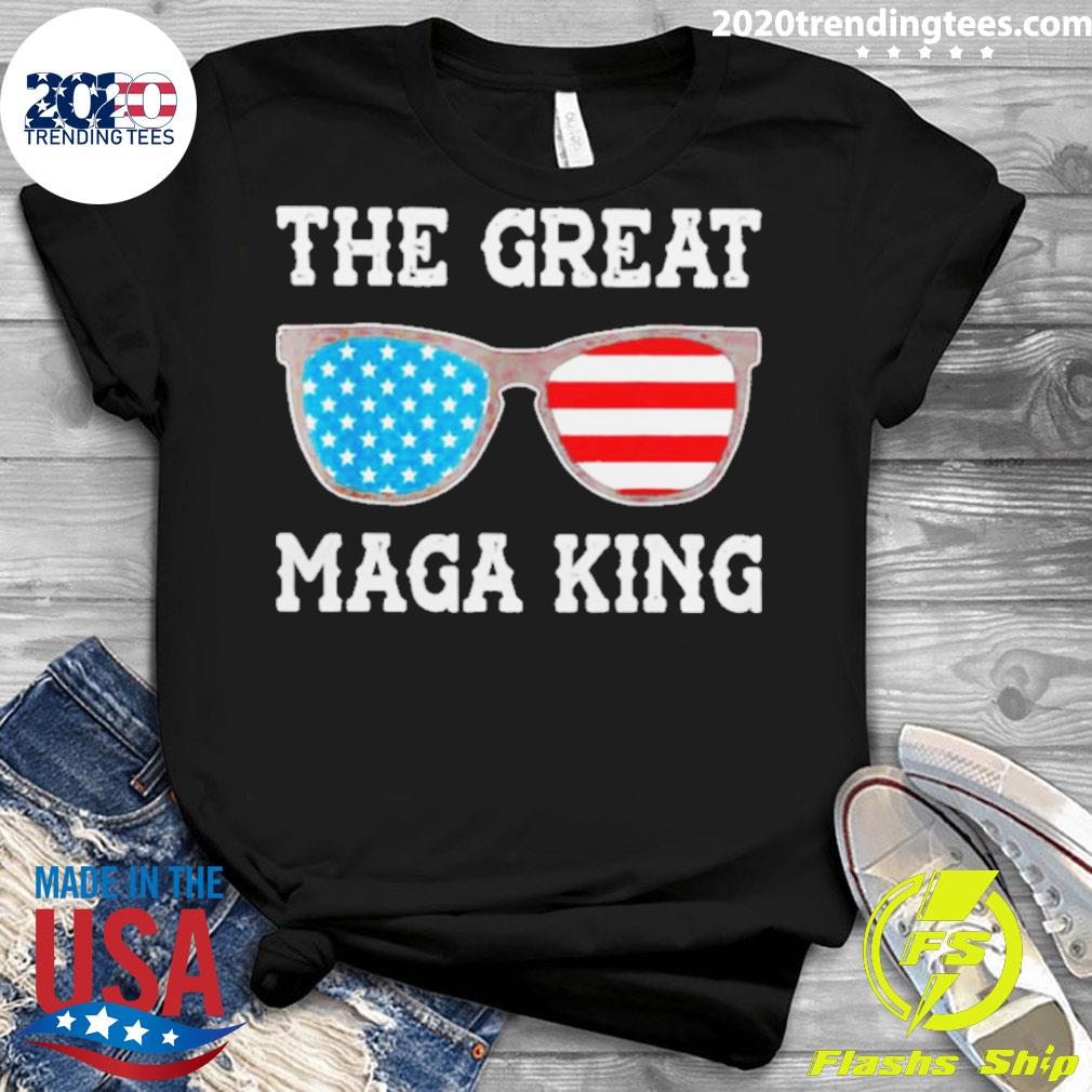 Nice american Glasses The Great Maga King - Adult & Kids T-Shirts, Sweatshirts & Hoodies apparel design preview 3