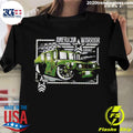 Nice american Warrior Garage Humvee - Adult & Kids T-Shirts, Sweatshirts & Hoodies apparel design preview 1