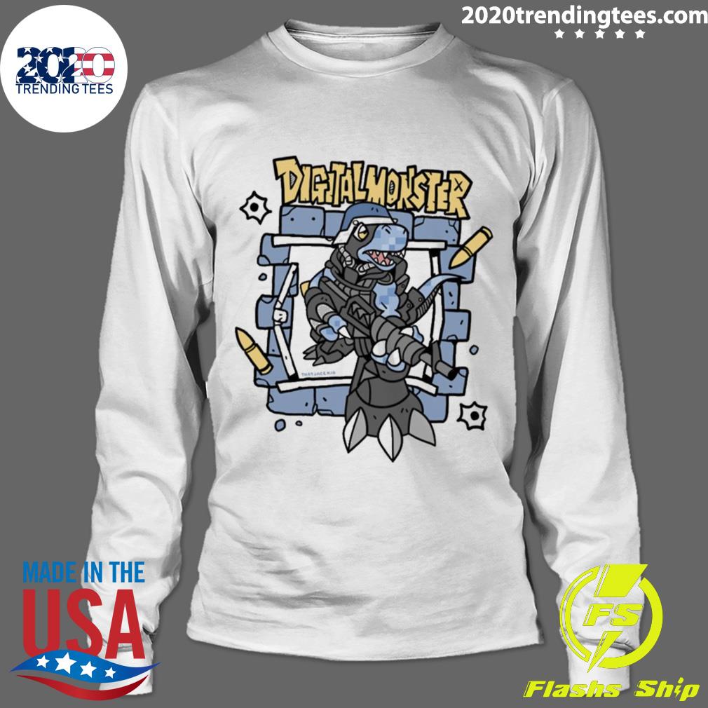 Nice army Dino Digimon - Adult & Kids T-Shirts, Sweatshirts & Hoodies apparel design preview 4