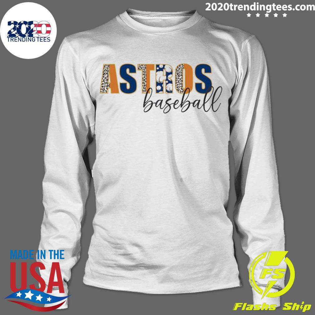 Nice astros Baseball Leopard - Adult & Kids T-Shirts, Sweatshirts & Hoodies apparel design preview 4