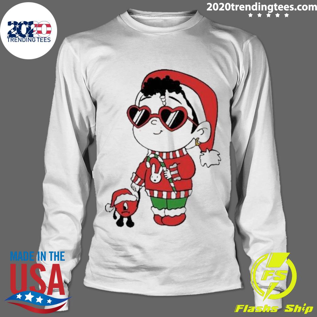 Nice bad Bunny Christmas 2022 - Adult & Kids T-Shirts, Sweatshirts & Hoodies apparel design preview 4
