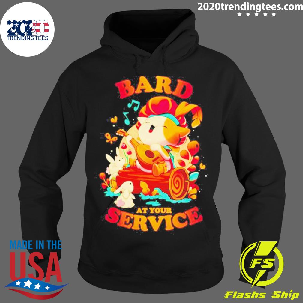 Nice bard At Your Service - Adult & Kids T-Shirts, Sweatshirts & Hoodies apparel design preview 2