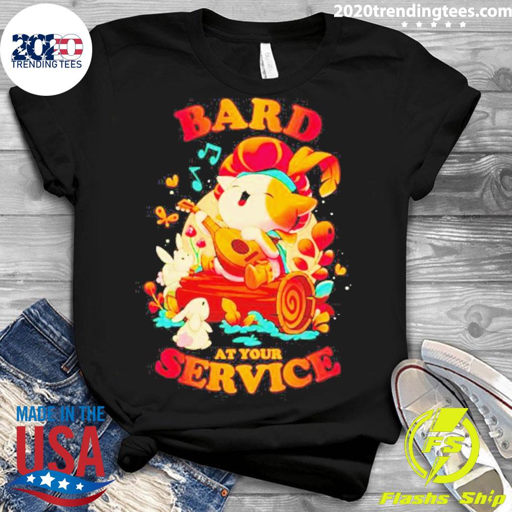 Nice bard At Your Service - Adult & Kids T-Shirts, Sweatshirts & Hoodies apparel design preview 3