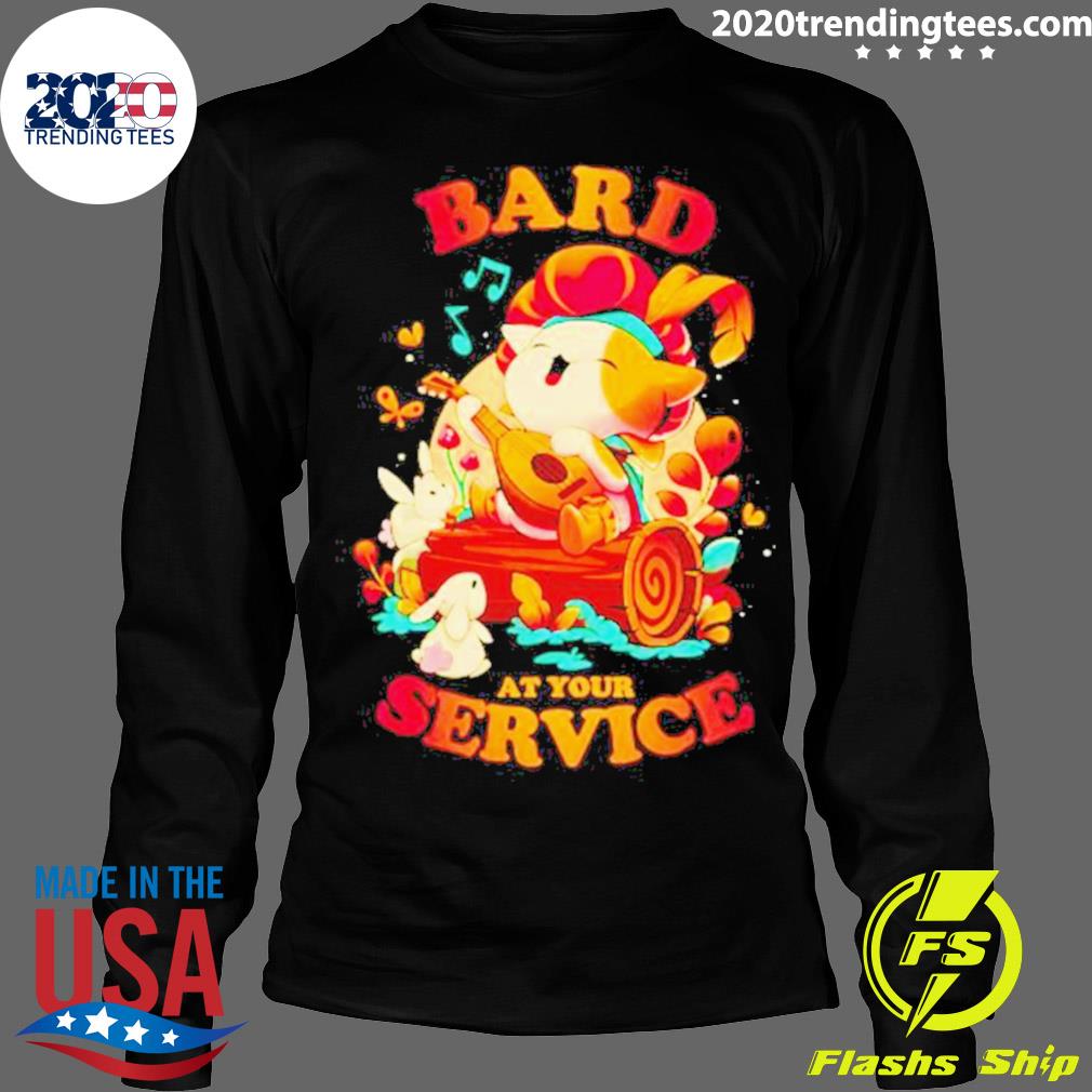 Nice bard At Your Service - Adult & Kids T-Shirts, Sweatshirts & Hoodies apparel design preview 4