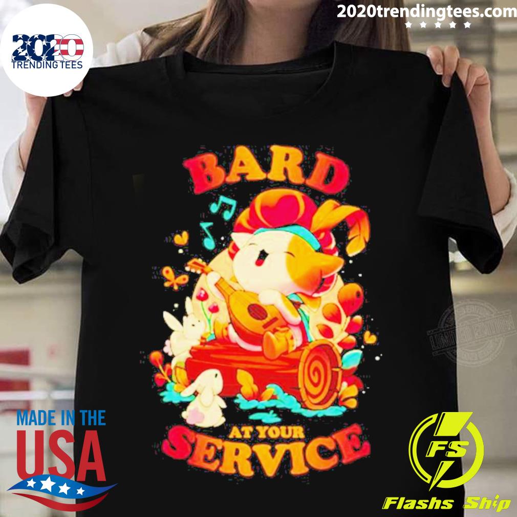 Nice bard At Your Service - Adult & Kids T-Shirts, Sweatshirts & Hoodies apparel design preview 1