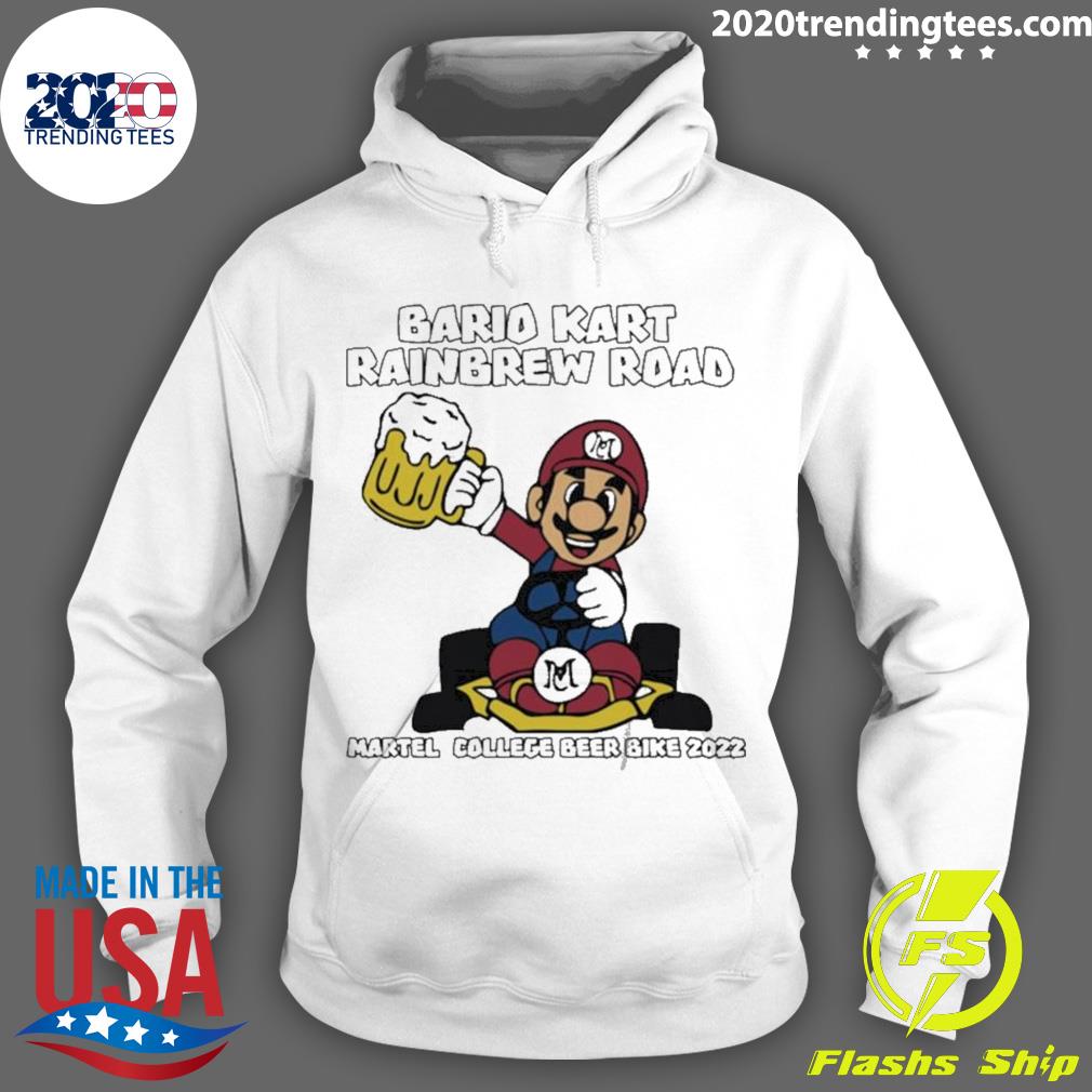Nice bario Kart Rain Brew Road Martel College Beer - Adult & Kids T-Shirts, Sweatshirts & Hoodies apparel design preview 2