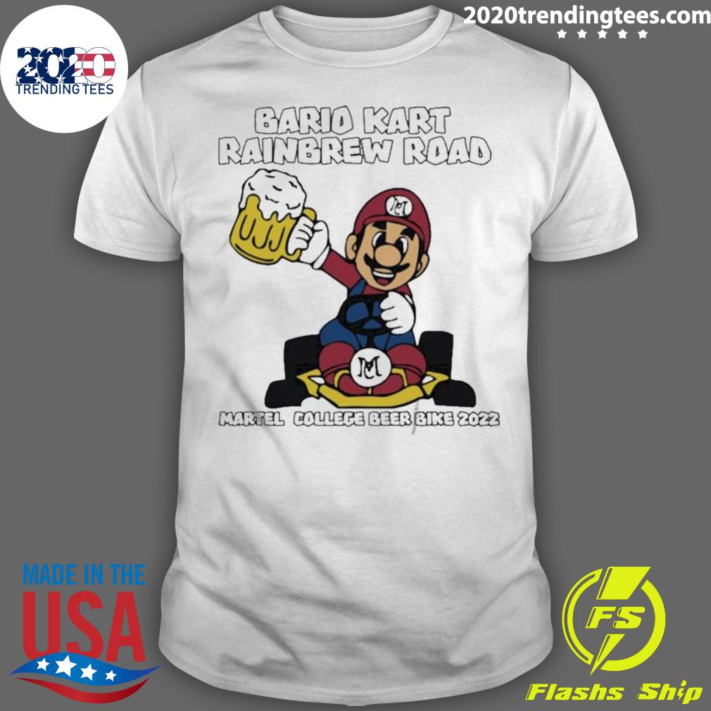 Nice bario Kart Rain Brew Road Martel College Beer - Adult & Kids T-Shirts, Sweatshirts & Hoodies apparel design preview 1