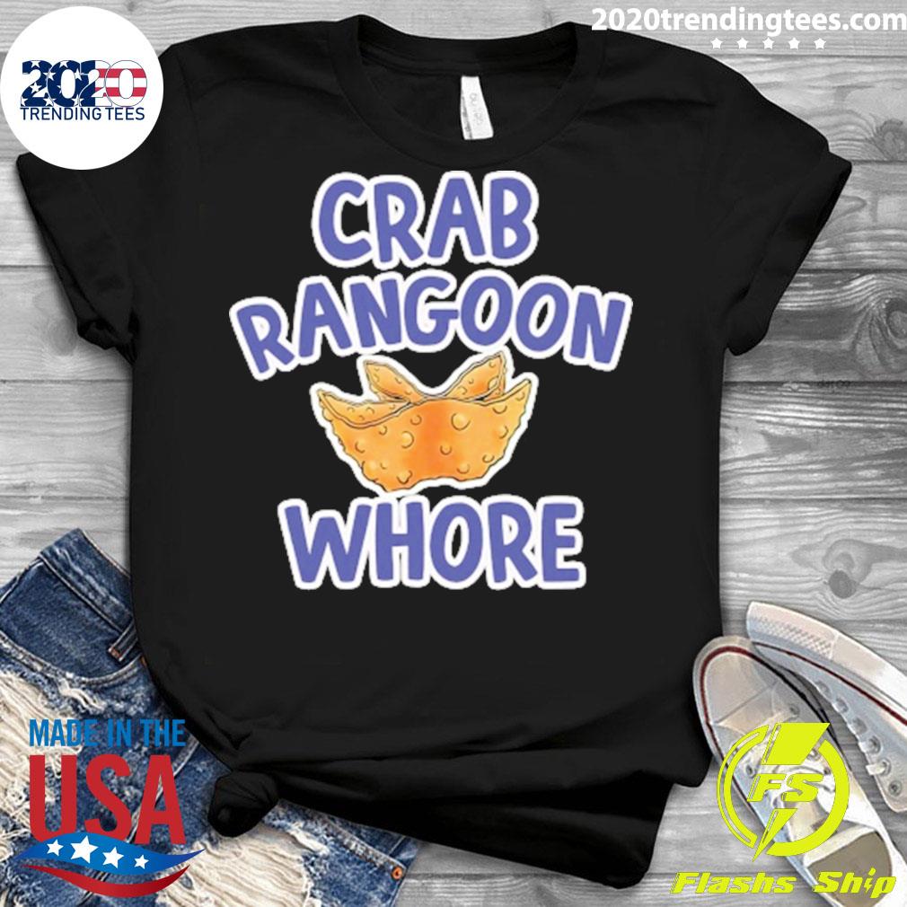 Nice barstool Crab Rangoon Whore - Adult & Kids T-Shirts, Sweatshirts & Hoodies apparel design preview 3