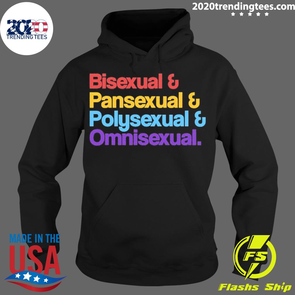 Nice bisexual Pansexual Polysexual Omnisexual - Adult & Kids T-Shirts, Sweatshirts & Hoodies apparel design preview 2
