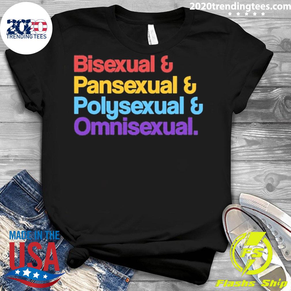 Nice bisexual Pansexual Polysexual Omnisexual - Adult & Kids T-Shirts, Sweatshirts & Hoodies apparel design preview 3