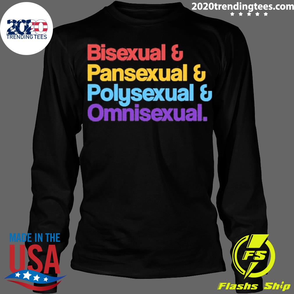 Nice bisexual Pansexual Polysexual Omnisexual - Adult & Kids T-Shirts, Sweatshirts & Hoodies apparel design preview 4