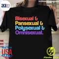 Nice bisexual Pansexual Polysexual Omnisexual - Adult & Kids T-Shirts, Sweatshirts & Hoodies apparel design preview 1