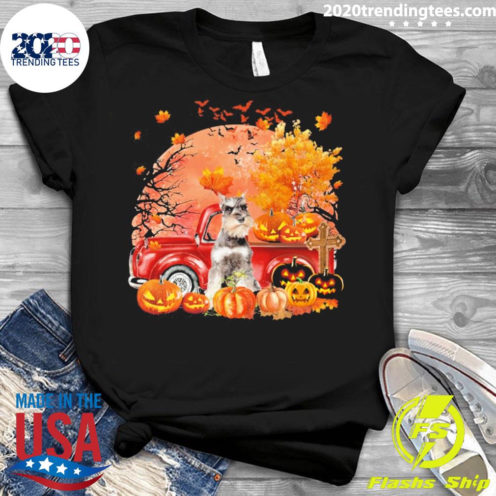 Nice black Grey Miniature Schnauzer Dog Hollowed - Adult & Kids T-Shirts, Sweatshirts & Hoodies apparel design preview 3
