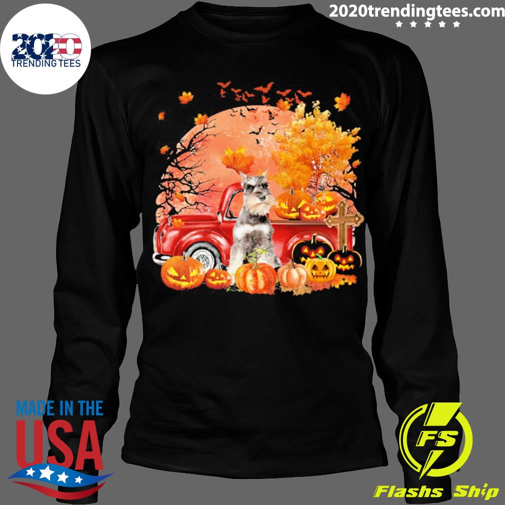 Nice black Grey Miniature Schnauzer Dog Hollowed - Adult & Kids T-Shirts, Sweatshirts & Hoodies apparel design preview 4