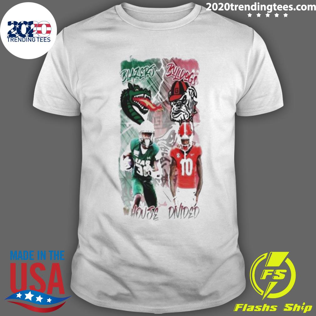 Nice blazers Vs Bulldogs House Divided - Adult & Kids T-Shirts, Sweatshirts & Hoodies apparel design preview 1