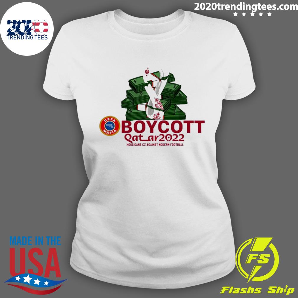 Nice boycott Qatar 2022 - Adult & Kids T-Shirts, Sweatshirts & Hoodies apparel design preview 3