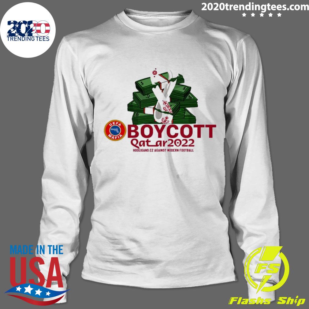 Nice boycott Qatar 2022 - Adult & Kids T-Shirts, Sweatshirts & Hoodies apparel design preview 4