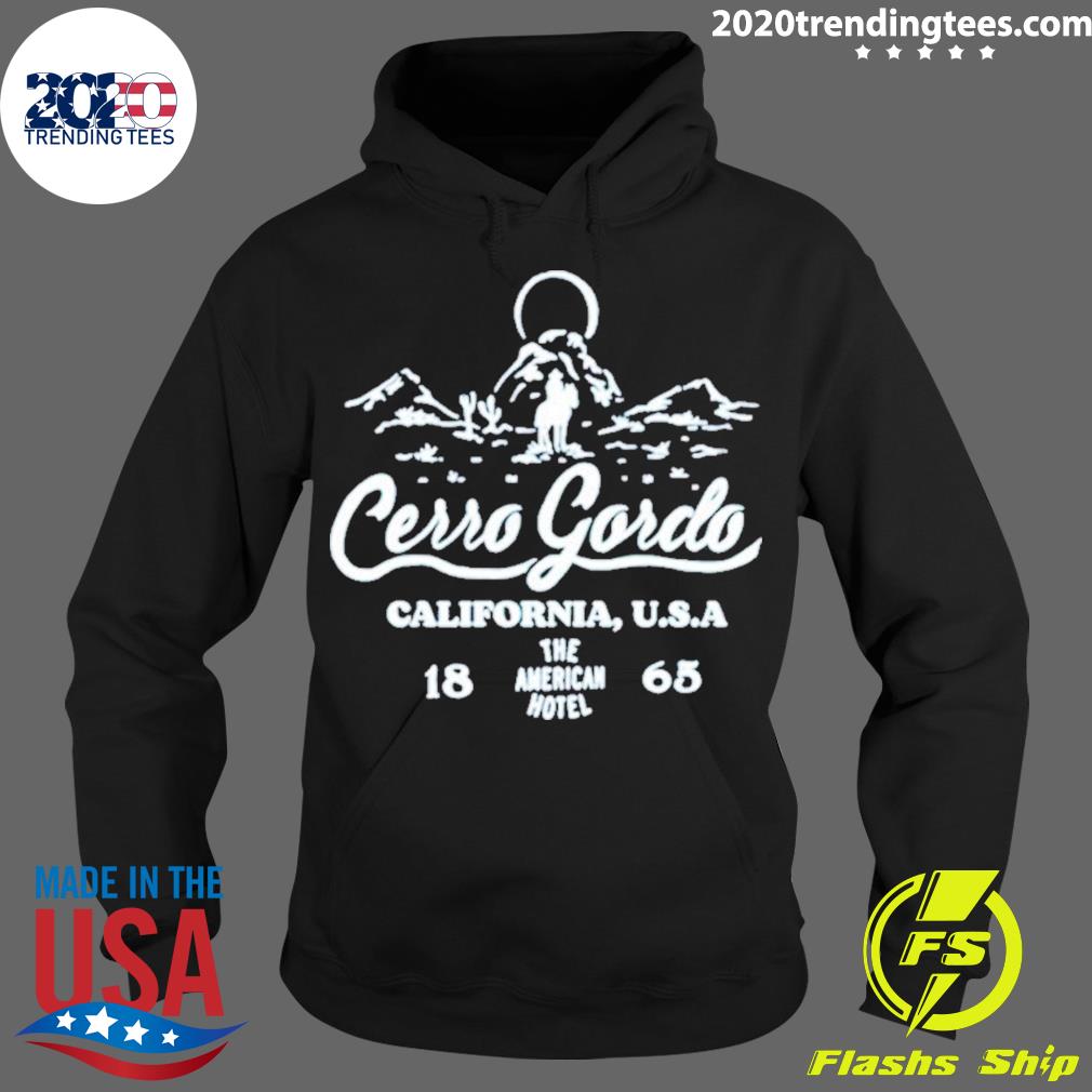 Nice cerro Gordo California USA 1865 - Adult & Kids T-Shirts, Sweatshirts & Hoodies apparel design preview 2