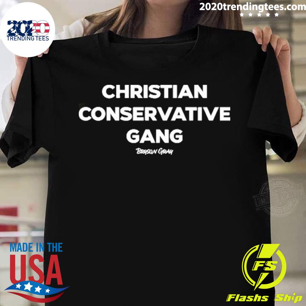 Nice christian Conservative Gang - Adult & Kids T-Shirts, Sweatshirts & Hoodies apparel design preview 1