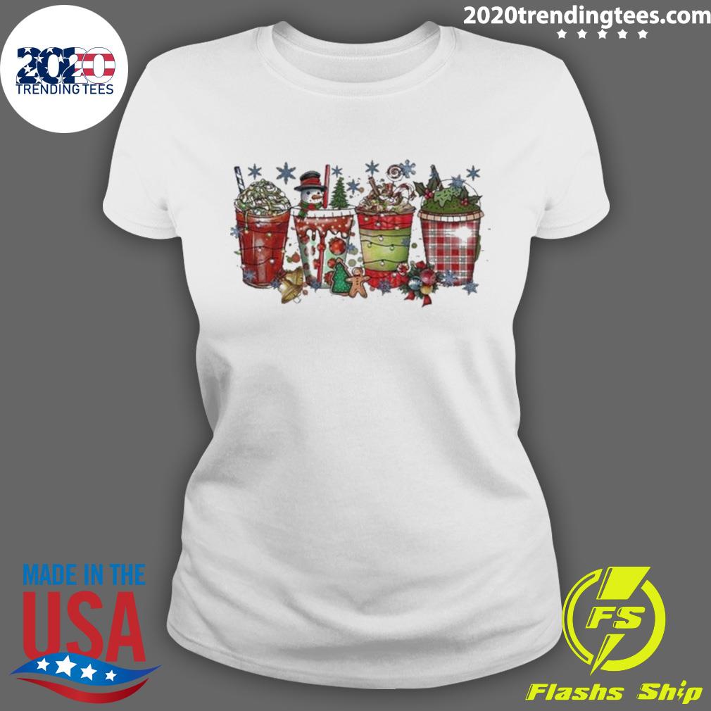 Nice christmas Coffee Drinks 2022 - Adult & Kids T-Shirts, Sweatshirts & Hoodies apparel design preview 3