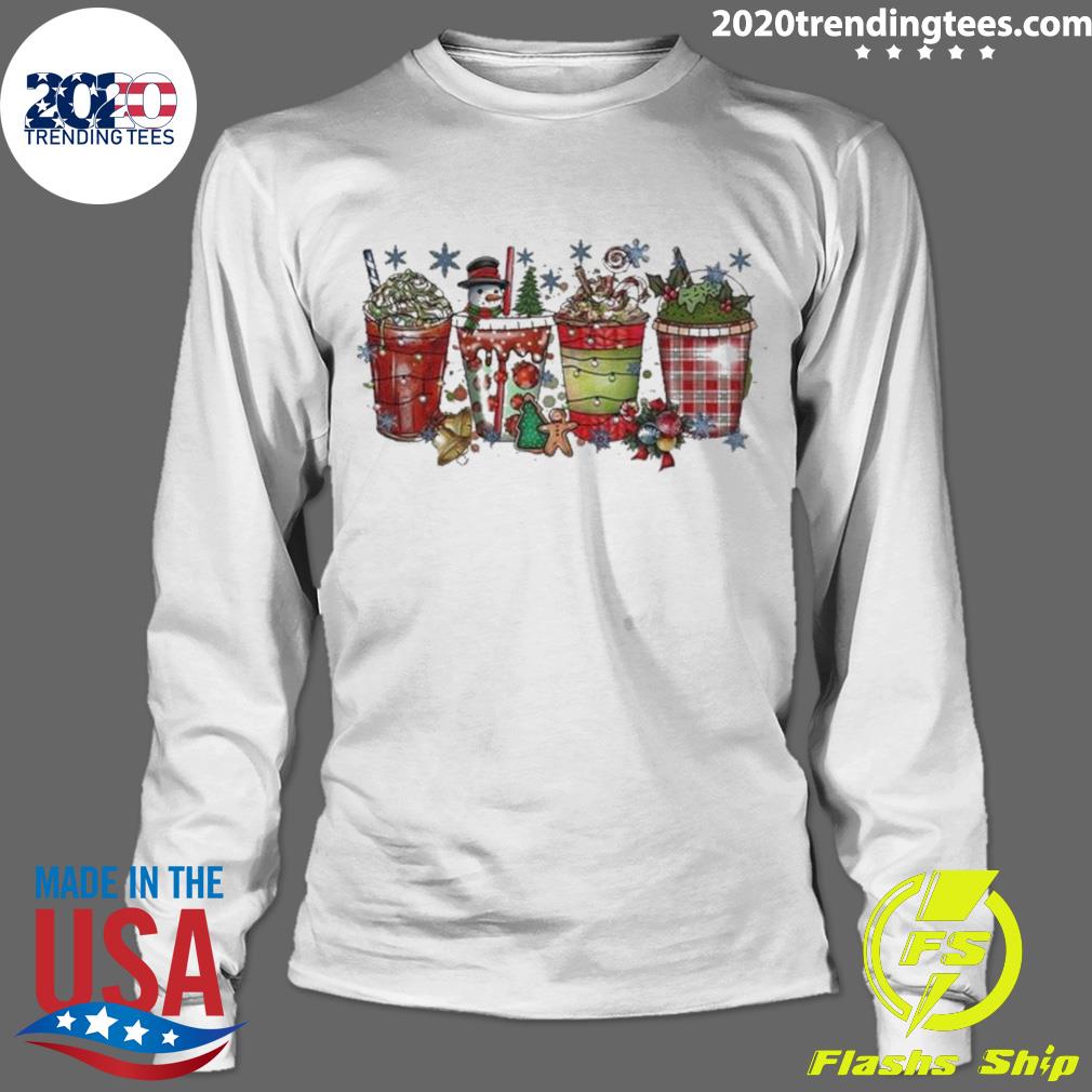 Nice christmas Coffee Drinks 2022 - Adult & Kids T-Shirts, Sweatshirts & Hoodies apparel design preview 4