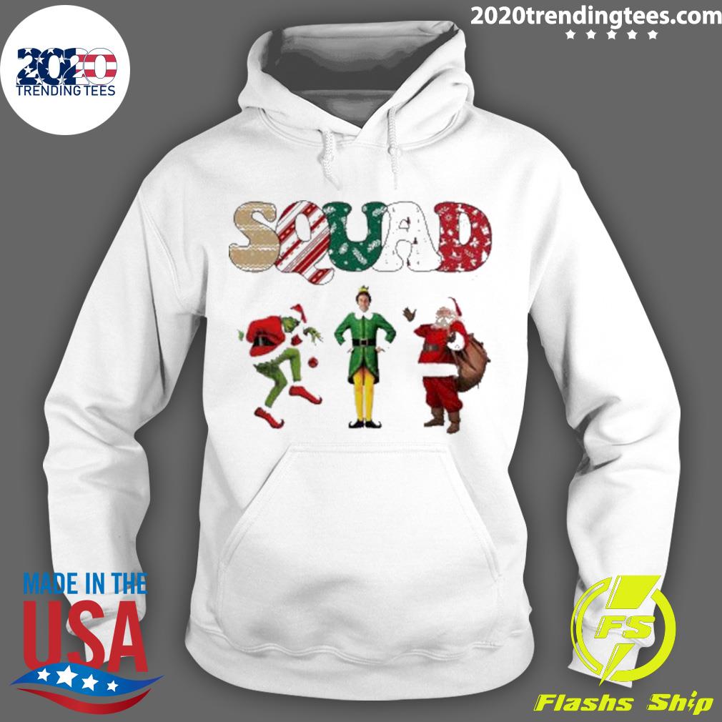 Nice christmas Squad Elf Character Movies Show - Adult & Kids T-Shirts, Sweatshirts & Hoodies apparel design preview 2