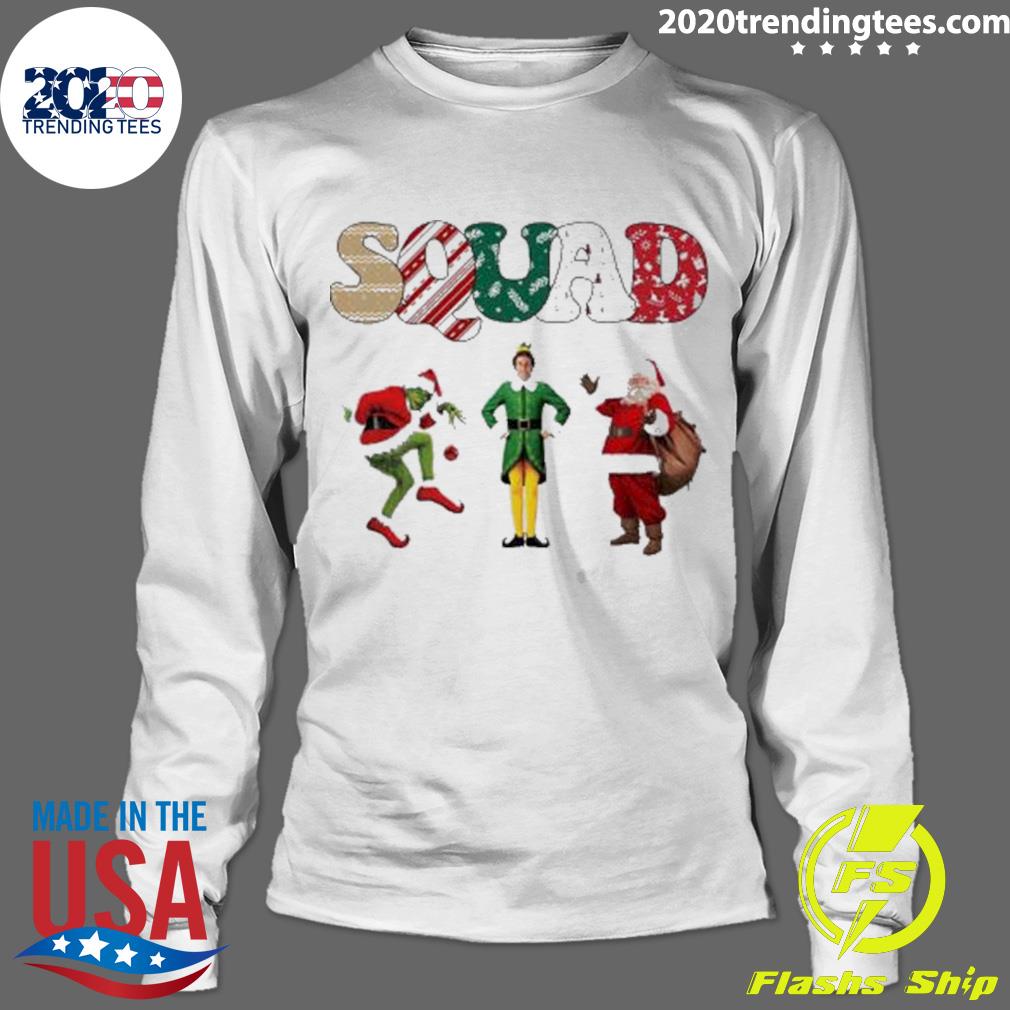 Nice christmas Squad Elf Character Movies Show - Adult & Kids T-Shirts, Sweatshirts & Hoodies apparel design preview 4