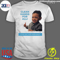 Nice clean Hands For The All Vote Sky President - Adult & Kids T-Shirts, Sweatshirts & Hoodies apparel design preview 1