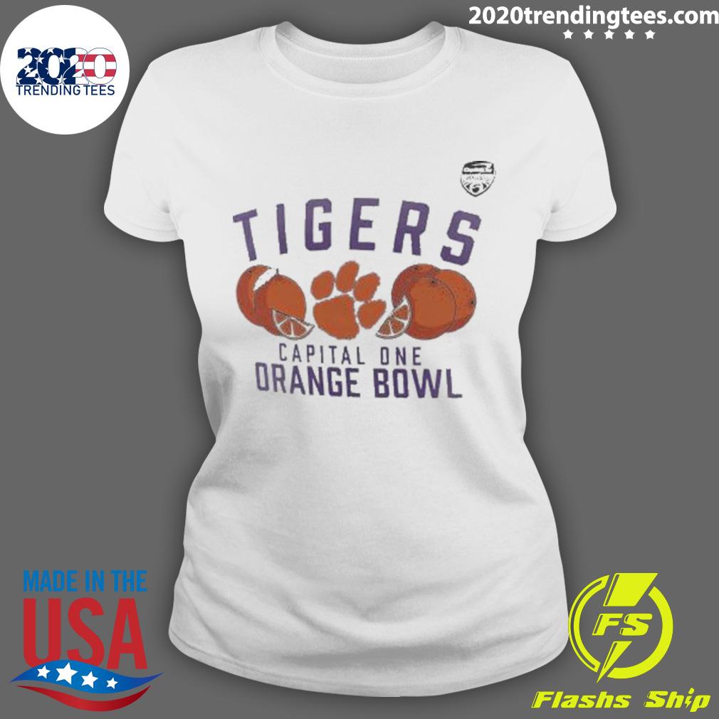 Nice clemson Tigers Capital One Orange Bowl 2022 - Adult & Kids T-Shirts, Sweatshirts & Hoodies apparel design preview 3