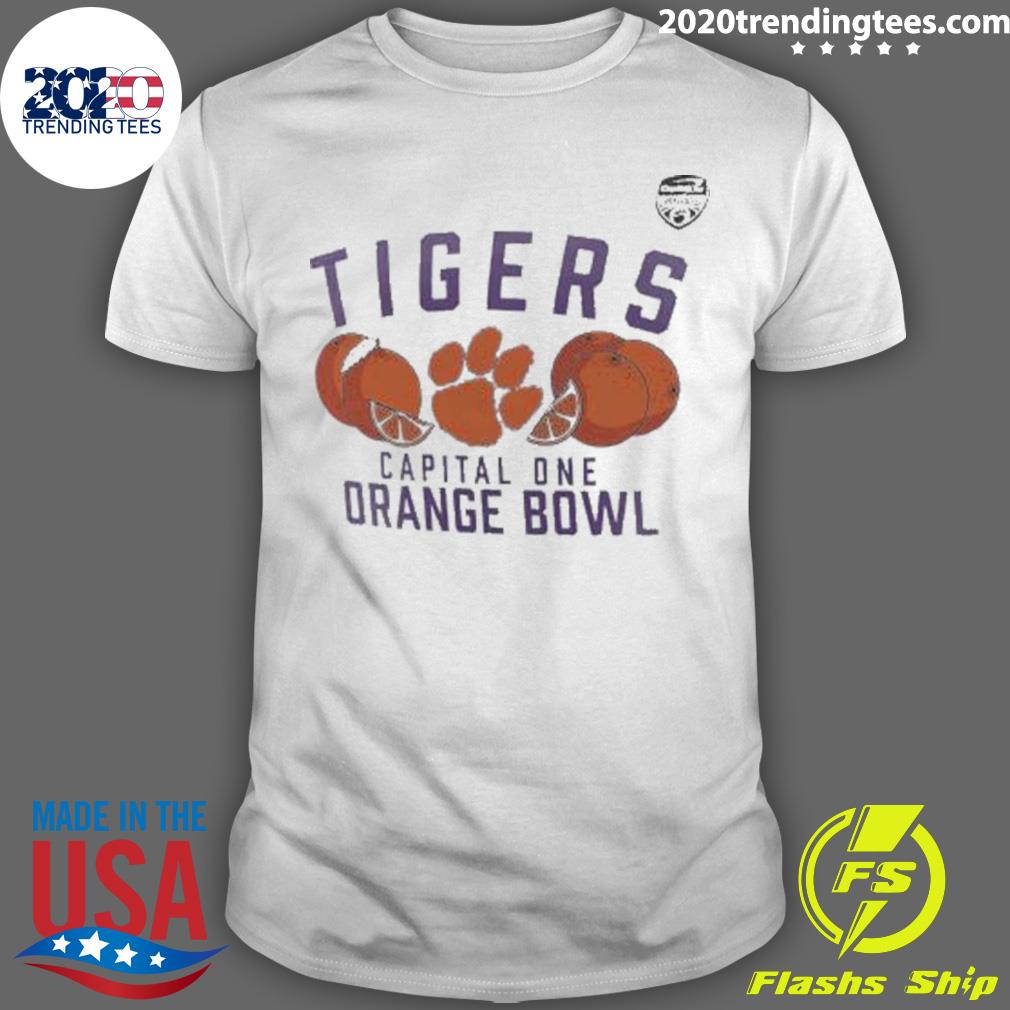 Nice clemson Tigers Capital One Orange Bowl 2022 - Adult & Kids T-Shirts, Sweatshirts & Hoodies apparel design preview 1