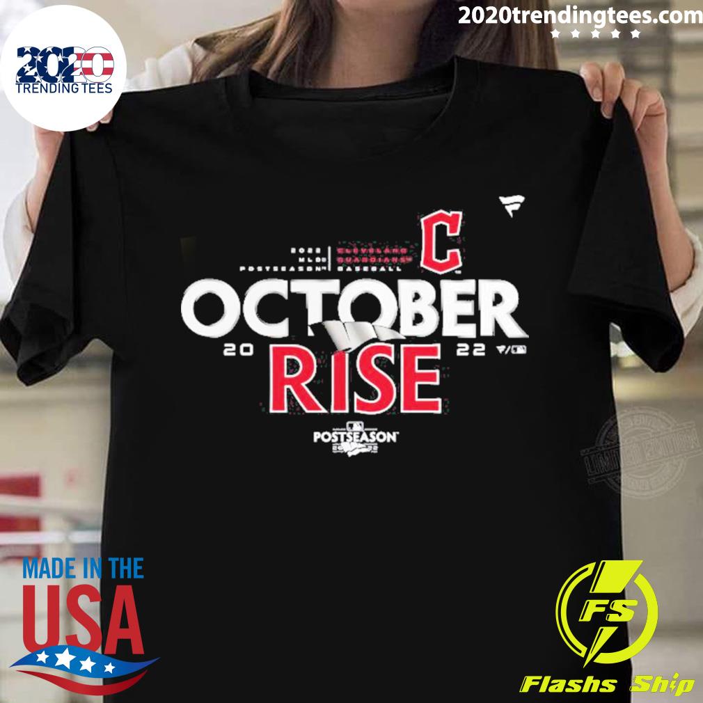 Nice cleveland Guardians 2022 MLB Postseason October - Adult & Kids T-Shirts, Sweatshirts & Hoodies apparel design preview 1