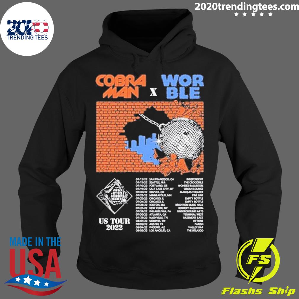 Nice cobra Man Global Domination 2022 Summer US Tour - Adult & Kids T-Shirts, Sweatshirts & Hoodies apparel design preview 2