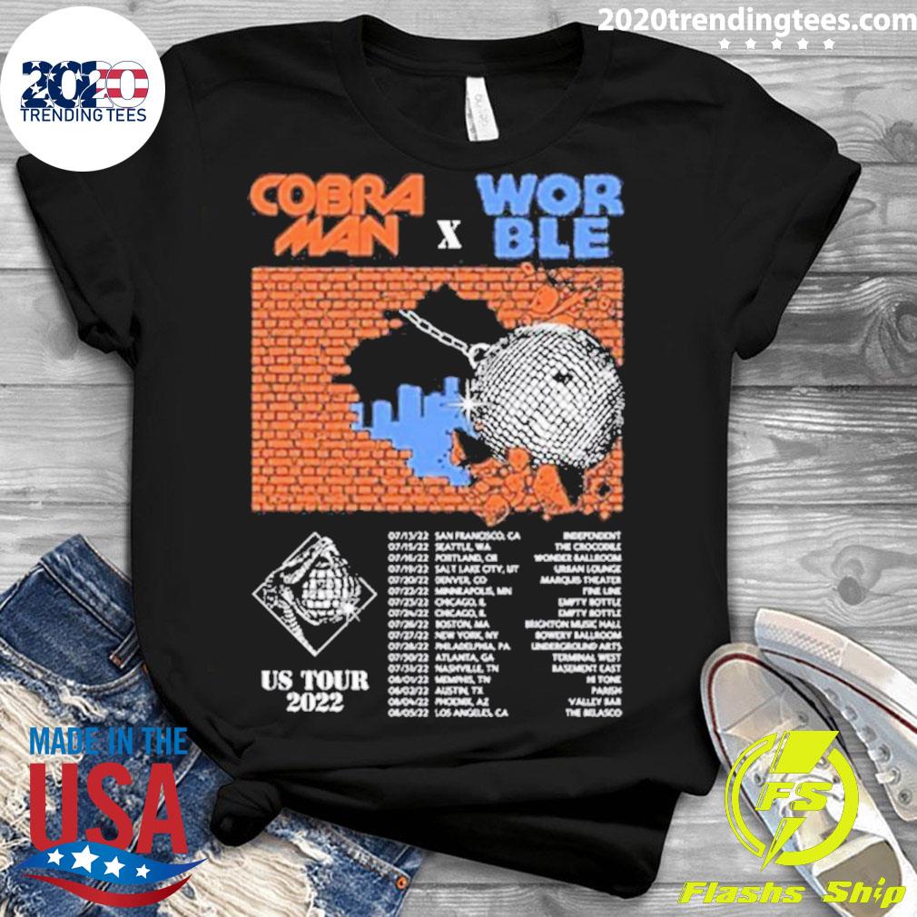 Nice cobra Man Global Domination 2022 Summer US Tour - Adult & Kids T-Shirts, Sweatshirts & Hoodies apparel design preview 3