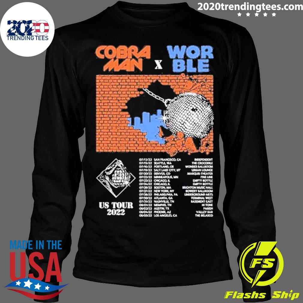 Nice cobra Man Global Domination 2022 Summer US Tour - Adult & Kids T-Shirts, Sweatshirts & Hoodies apparel design preview 4