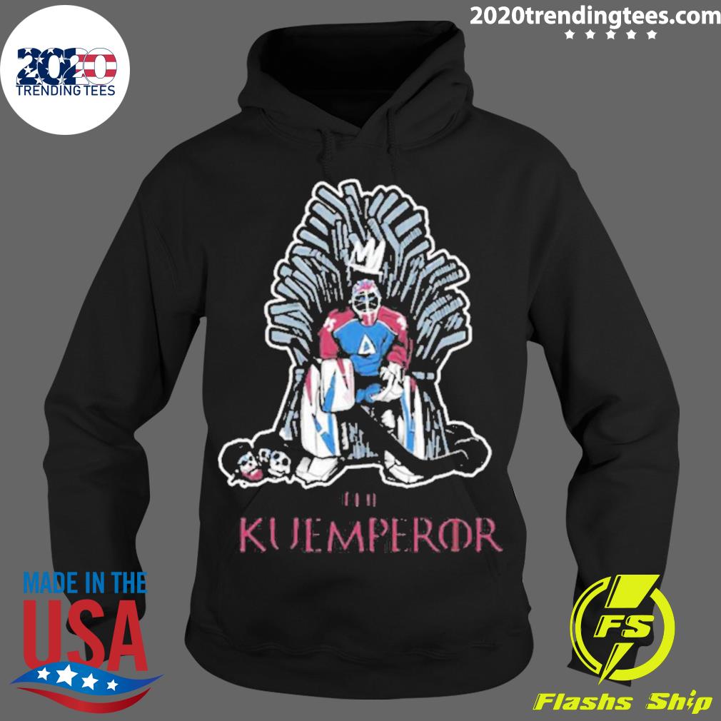 Nice colorado Avalanche The Kuemperor 2022 - Adult & Kids T-Shirts, Sweatshirts & Hoodies apparel design preview 2