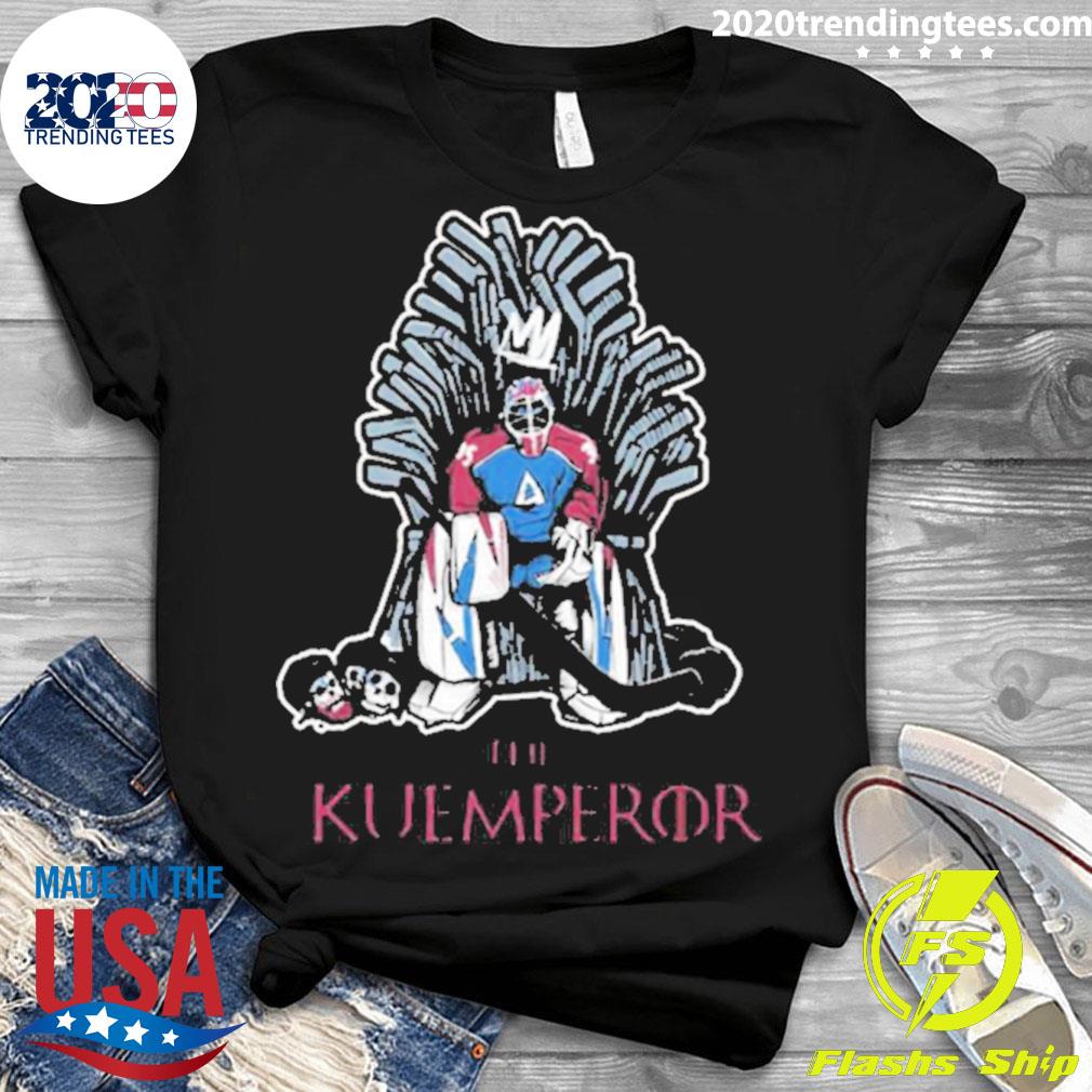Nice colorado Avalanche The Kuemperor 2022 - Adult & Kids T-Shirts, Sweatshirts & Hoodies apparel design preview 3