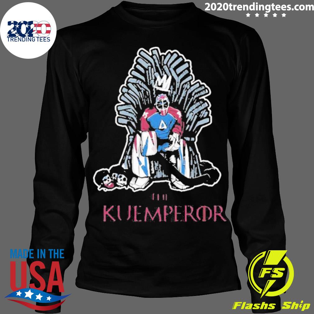 Nice colorado Avalanche The Kuemperor 2022 - Adult & Kids T-Shirts, Sweatshirts & Hoodies apparel design preview 4