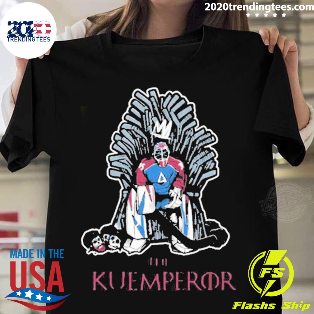Nice colorado Avalanche The Kuemperor 2022 - Adult & Kids T-Shirts, Sweatshirts & Hoodies apparel design preview 1