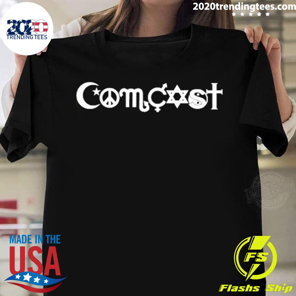 Nice comcast Cable Peace - Adult & Kids T-Shirts, Sweatshirts & Hoodies apparel design preview 1